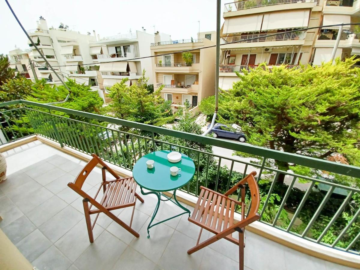 Green Tea Balcony - Quiet & Cozy- Ano Glyfada Athen Exterior foto